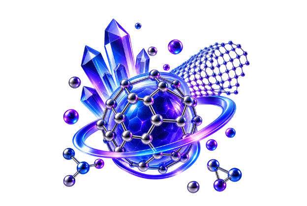 Materials science network illustration